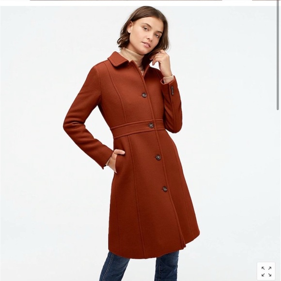 J. Crew Lady Day Coat, Italian Double Cloth - Picture 7 of 10